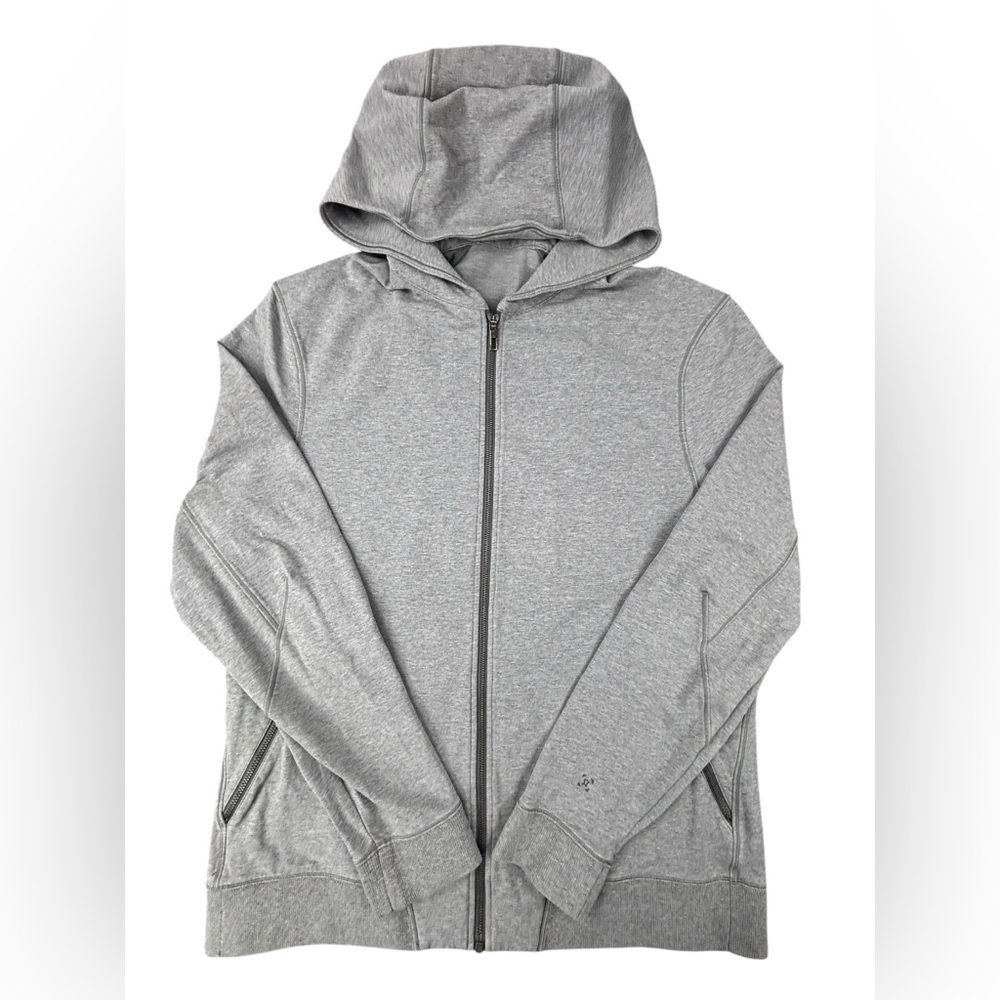 Lululemon | Cross Cut Hoodie |‎ Heathered Medium Grey | XL | Excellent Condition - Picture 2 of 5